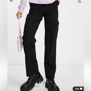 ASOS STRADIVARIUS STR Straight Leg Cargo